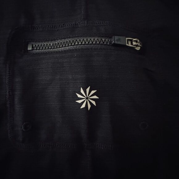 Athleta Quarter Zip Sleeveless Tank w/ Back Zip Pocket in Black Size XS - Picture 11 of 12